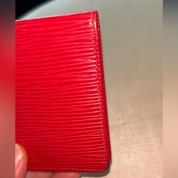 Louis Vuitton Vibrant Red CARD CASE WALLET - Picture 7 of 9